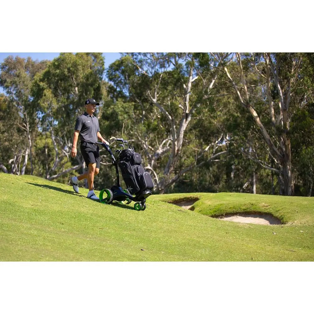 Electric Golf Cart with 36V Battery, Beverage Holder, Umbrella, and GPS