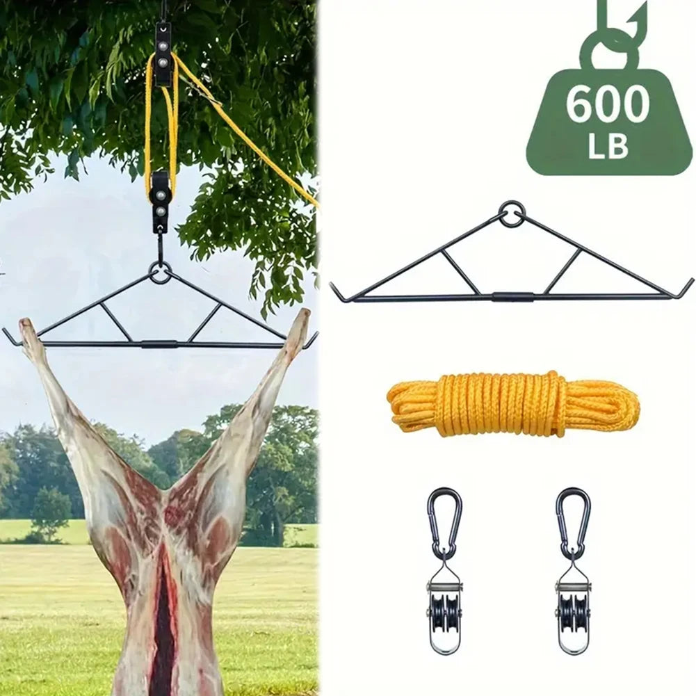 700LB Capacity Deer Hanger for Deer Carcass/Butcher Deer Hunting