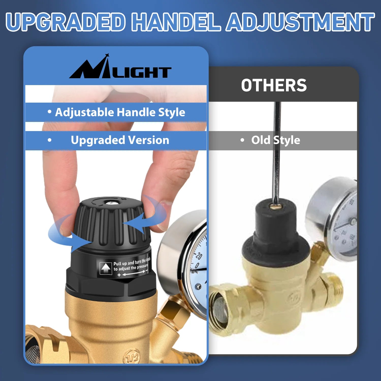 RV adjustable Water Pressure Regulator for RV Camper