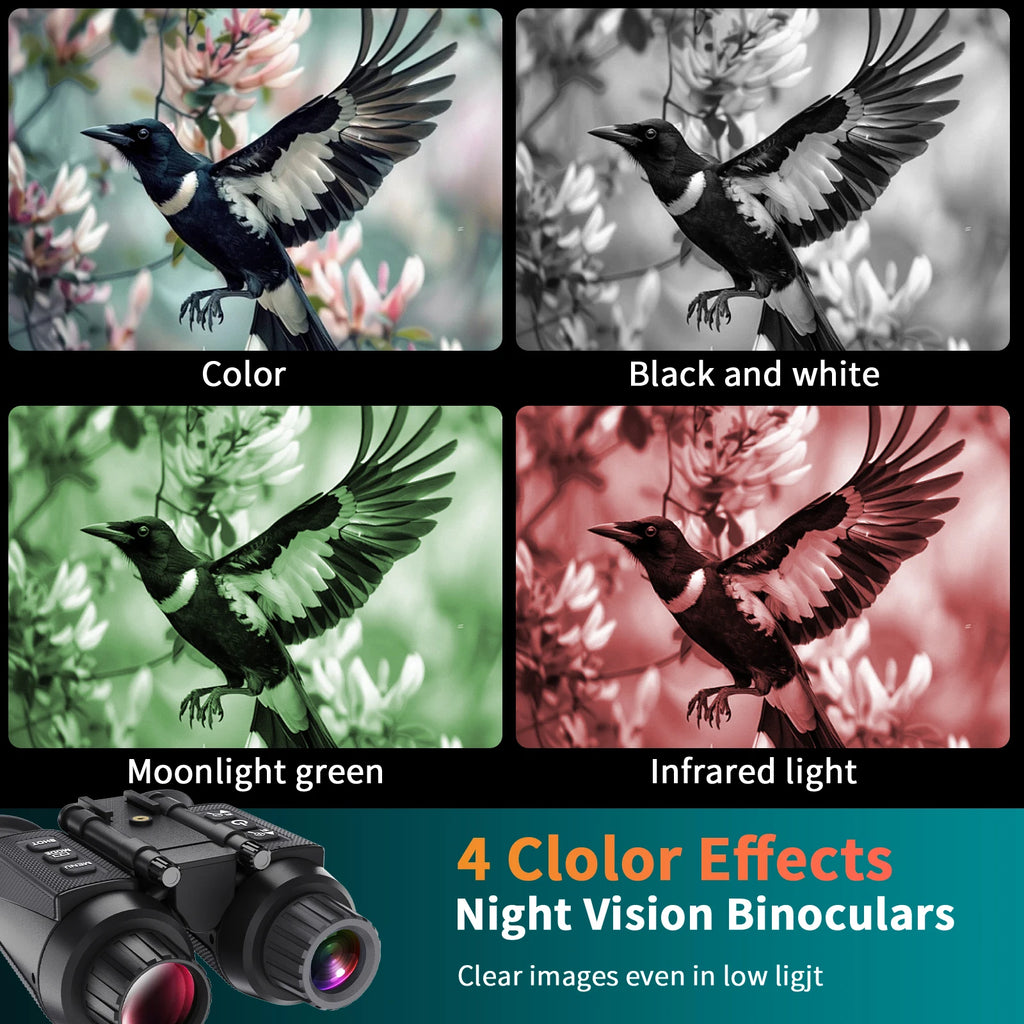 4K Head-Mounted Night Vision Goggles & Binoculars for Adults