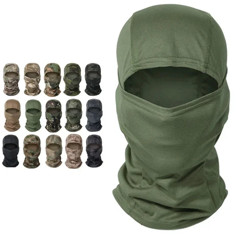 Tactical Camouflage Balaclava Full Face Mask Outdoor Neck Gaiter