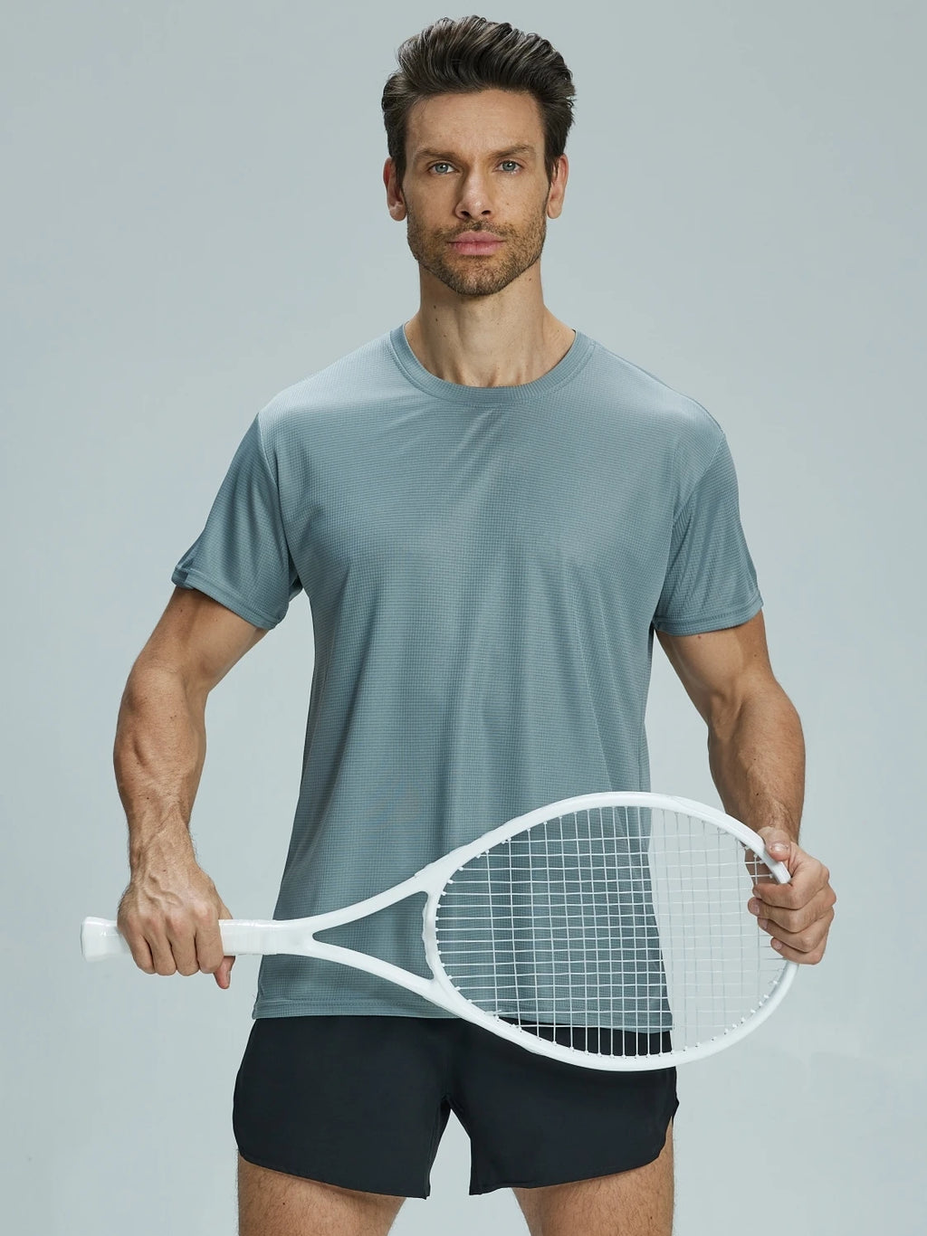 5 Pack Men's  Quick-drying  Short-sleeved Loose and Comfortable