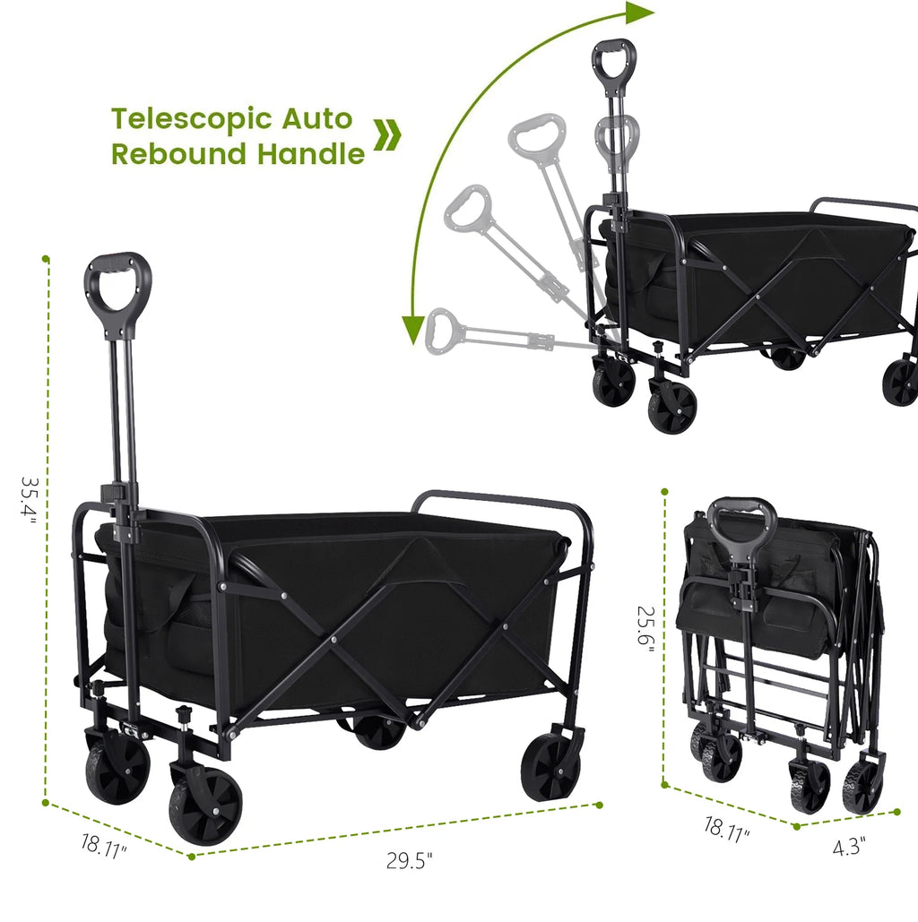 Heavy Duty Wagon Carts Foldable, Portable