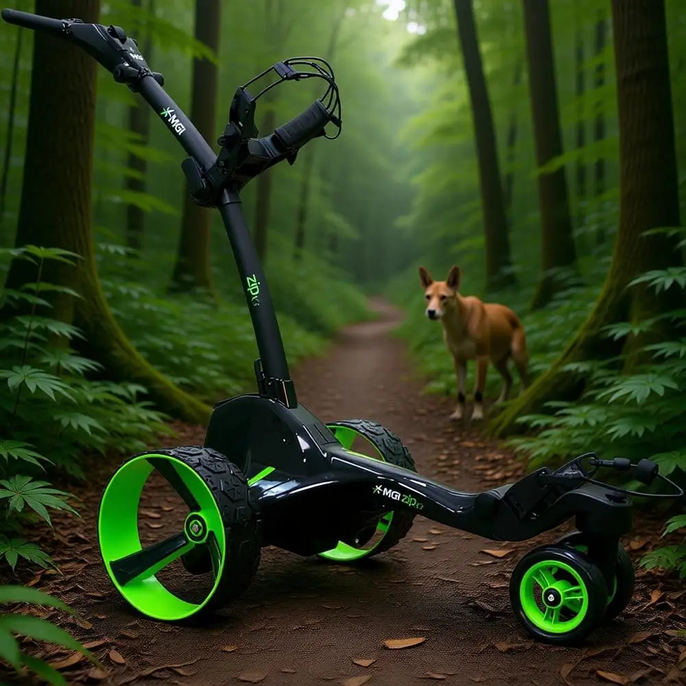 Electric Golf Cart with 36V Battery, Beverage Holder, Umbrella, and GPS