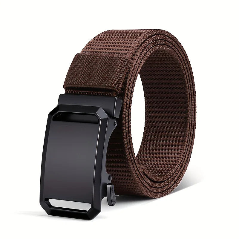 Men's Belt With Automatic Metal Buckle ,