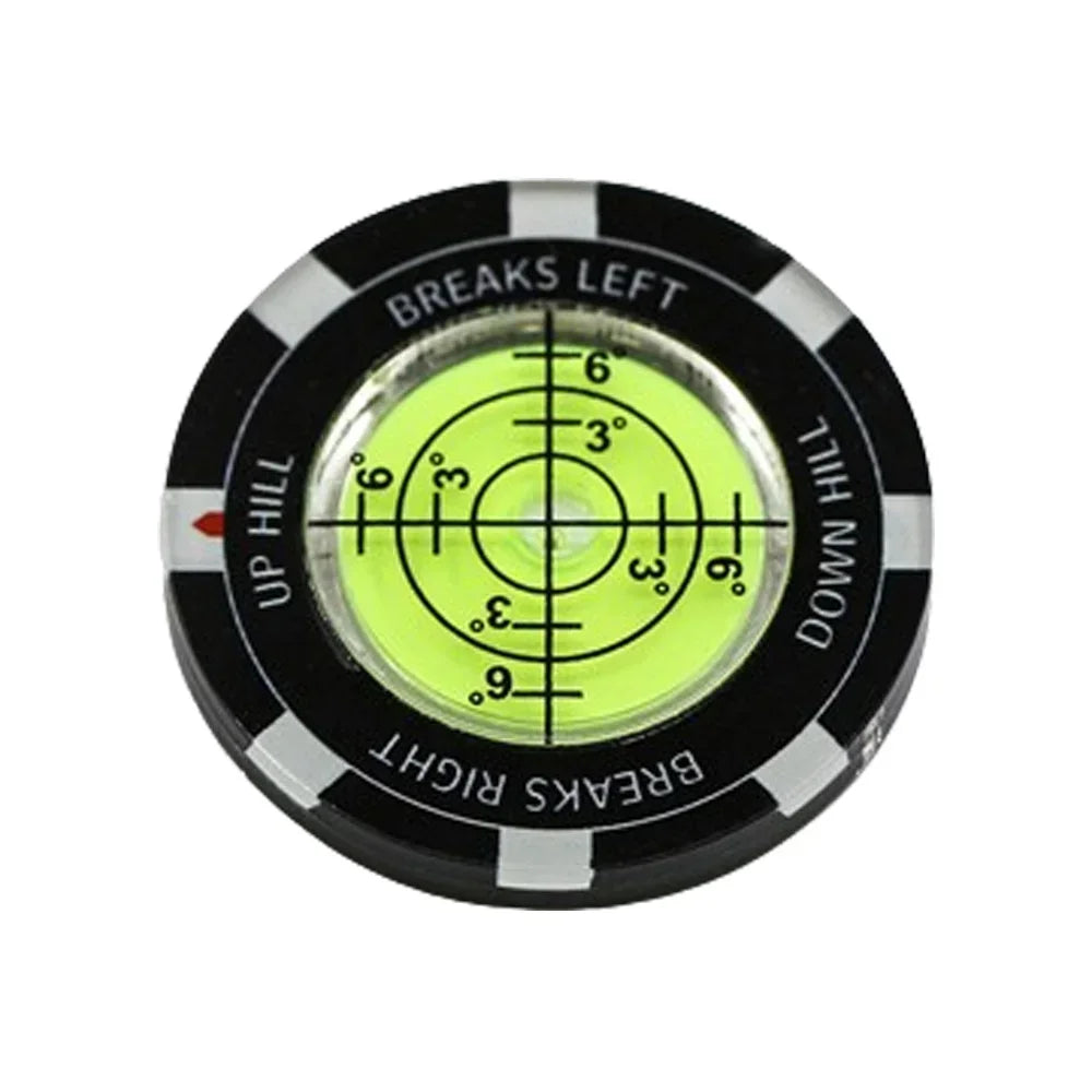 Golf Putt Ball Marker, Golfing Putting Aid, Golf Slope Putting Reader