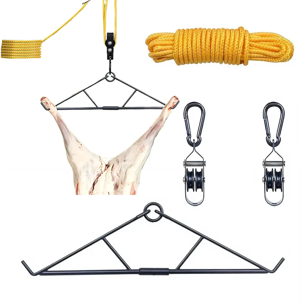 700LB Capacity Deer Hanger for Deer Carcass/Butcher Deer Hunting