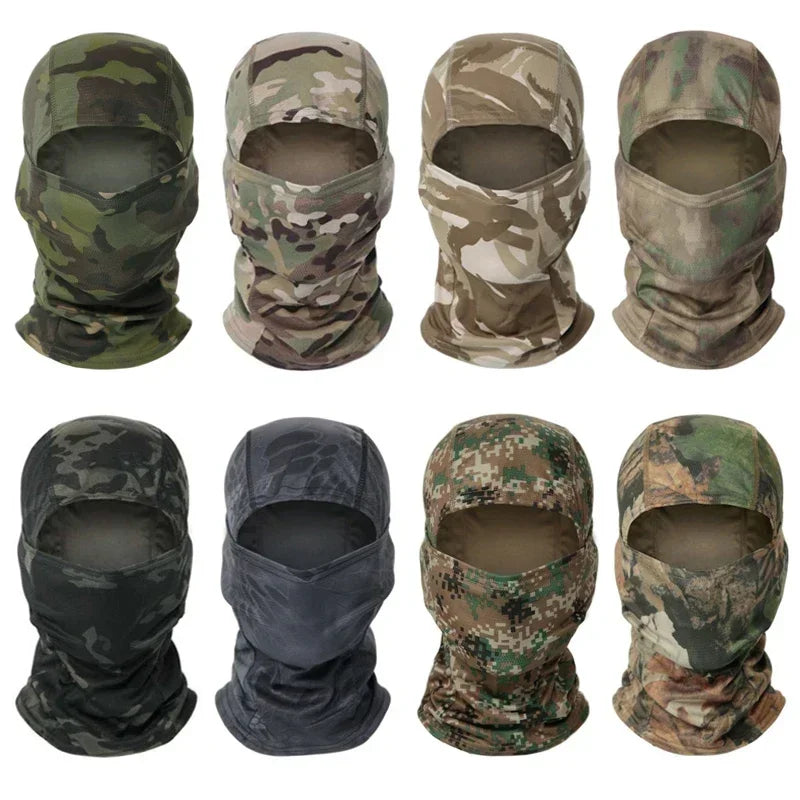 Tactical Camouflage Balaclava Full Face Mask Outdoor Neck Gaiter
