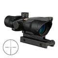 4X32 Hunting Scope Real Fiber Optics Dot Illuminated Etched Reticle  Optical Sight