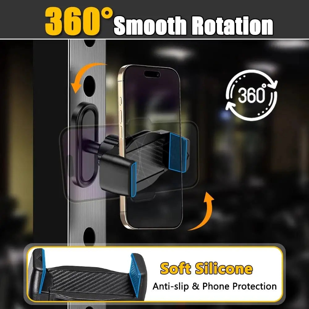Magnetic Phone Holder  Golf Cart, 360° Rotatable Mount Adjustable
