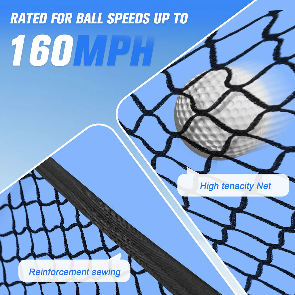 Golf Practice Net 10x7FT Heavy-Duty for Outdoor Indoor Backyard Driving Chipping