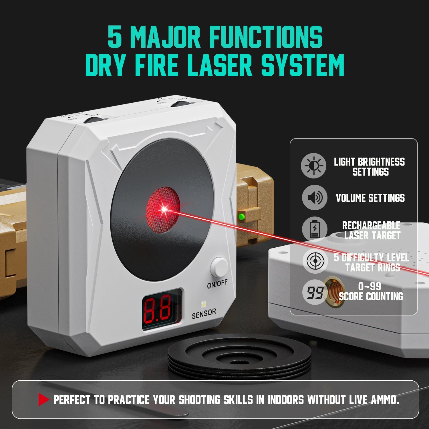 Infrared Induction Electronic Scoring Laser Target