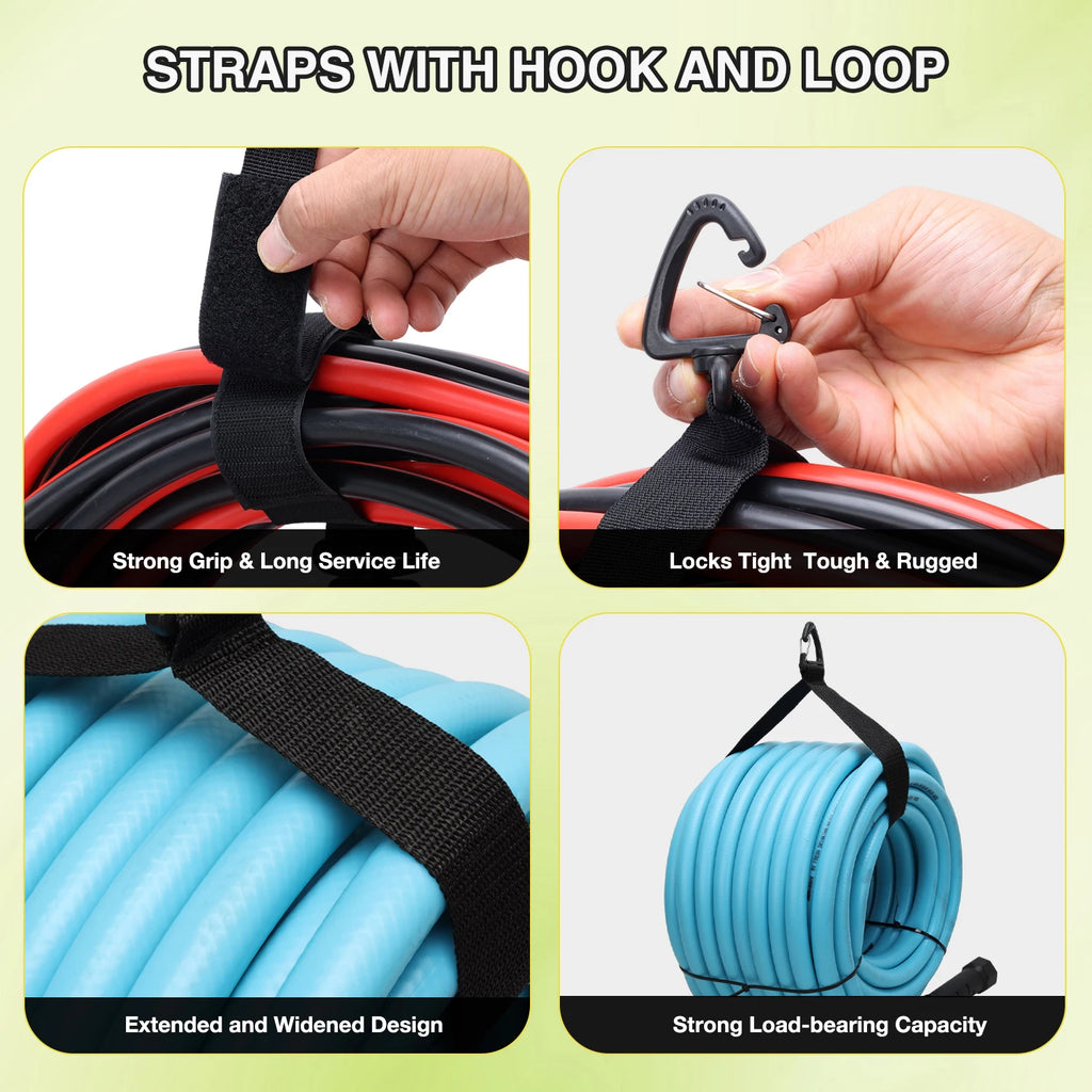 3 Pack RV Hose Storage Bags for Sewer, Fresh Water Hoses Electrical Cords
