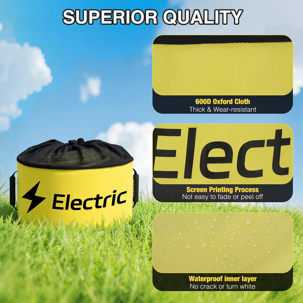3 Pack RV Hose Storage Bags for Sewer, Fresh Water Hoses Electrical Cords