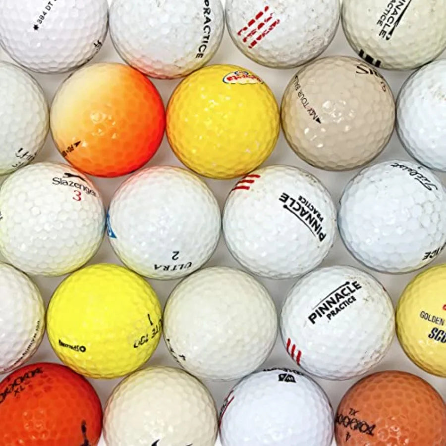 Recycled Hit-Away Used Golf Balls for Practice and Range Hitting