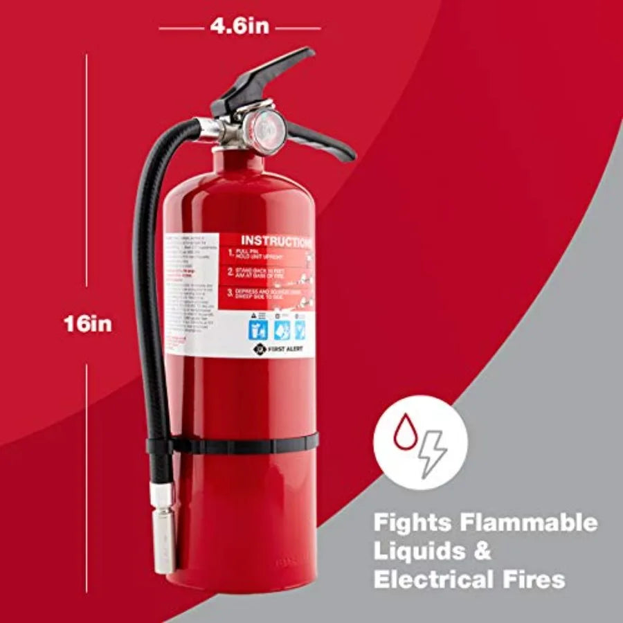 Fire Extinguisher for Home, RV and Commercial Use Heavy Duty Rechargeable