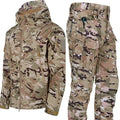 Waterproof  Camo Set Soft Shell Fleece Winter  Suit