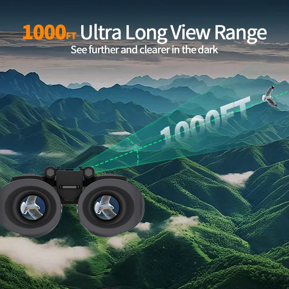 4K Head-Mounted Night Vision Goggles & Binoculars for Adults