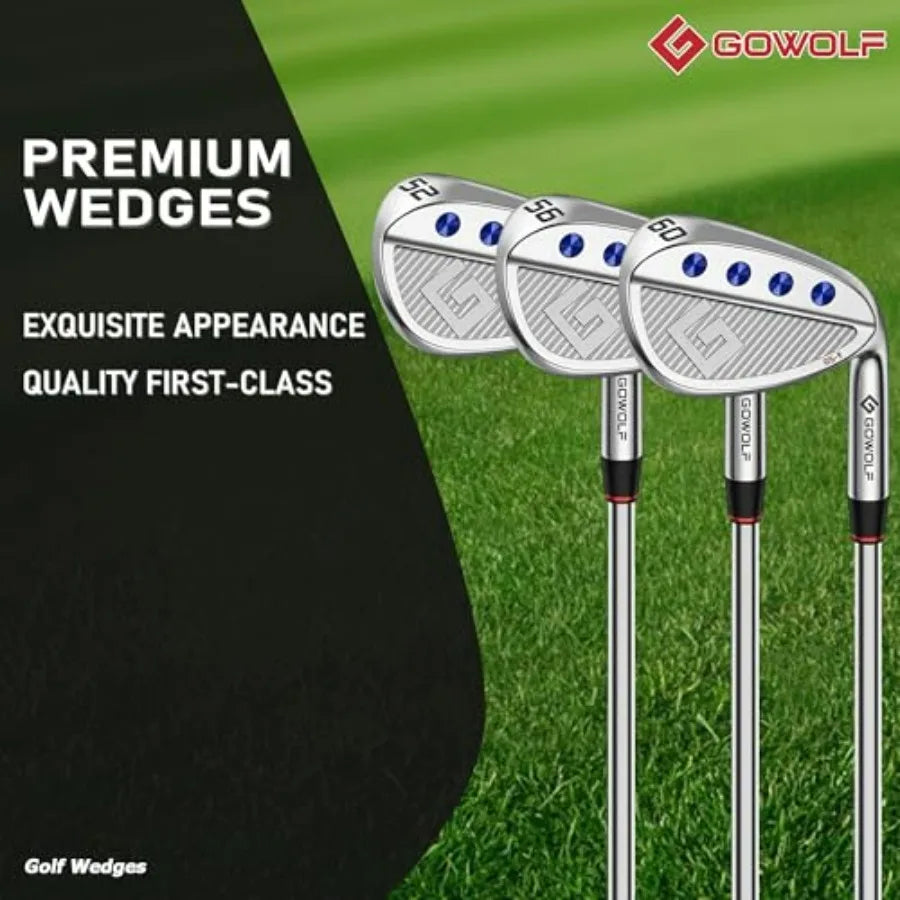 Premium Forged Full Face Golf Wedges 50/52/54/56/58/60/69 Degree Individual or Set for Men, Right Hand