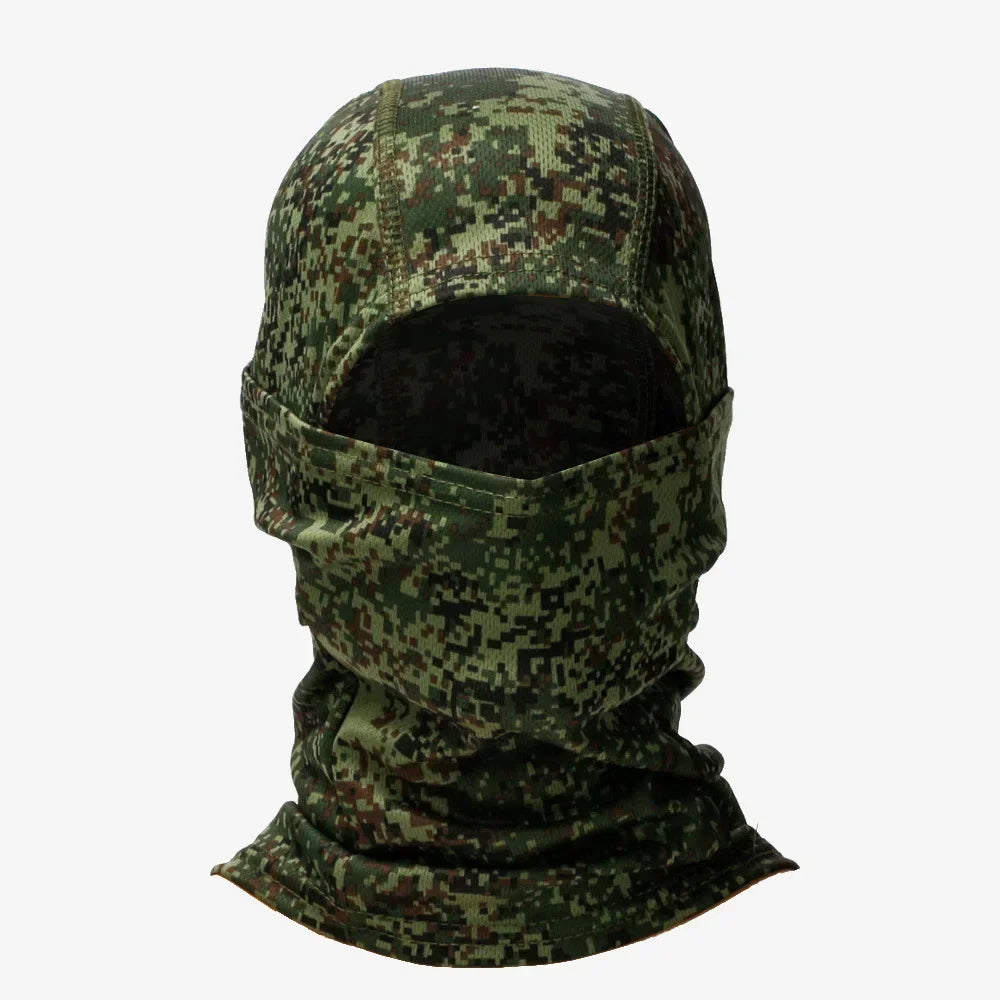 Tactical Camouflage Balaclava Full Face Mask Outdoor Neck Gaiter