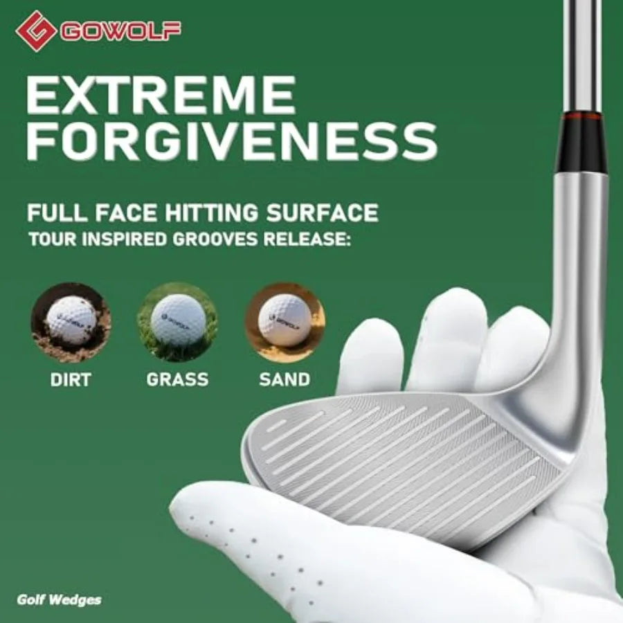 Premium Forged Full Face Golf Wedges 50/52/54/56/58/60/69 Degree Individual or Set for Men, Right Hand