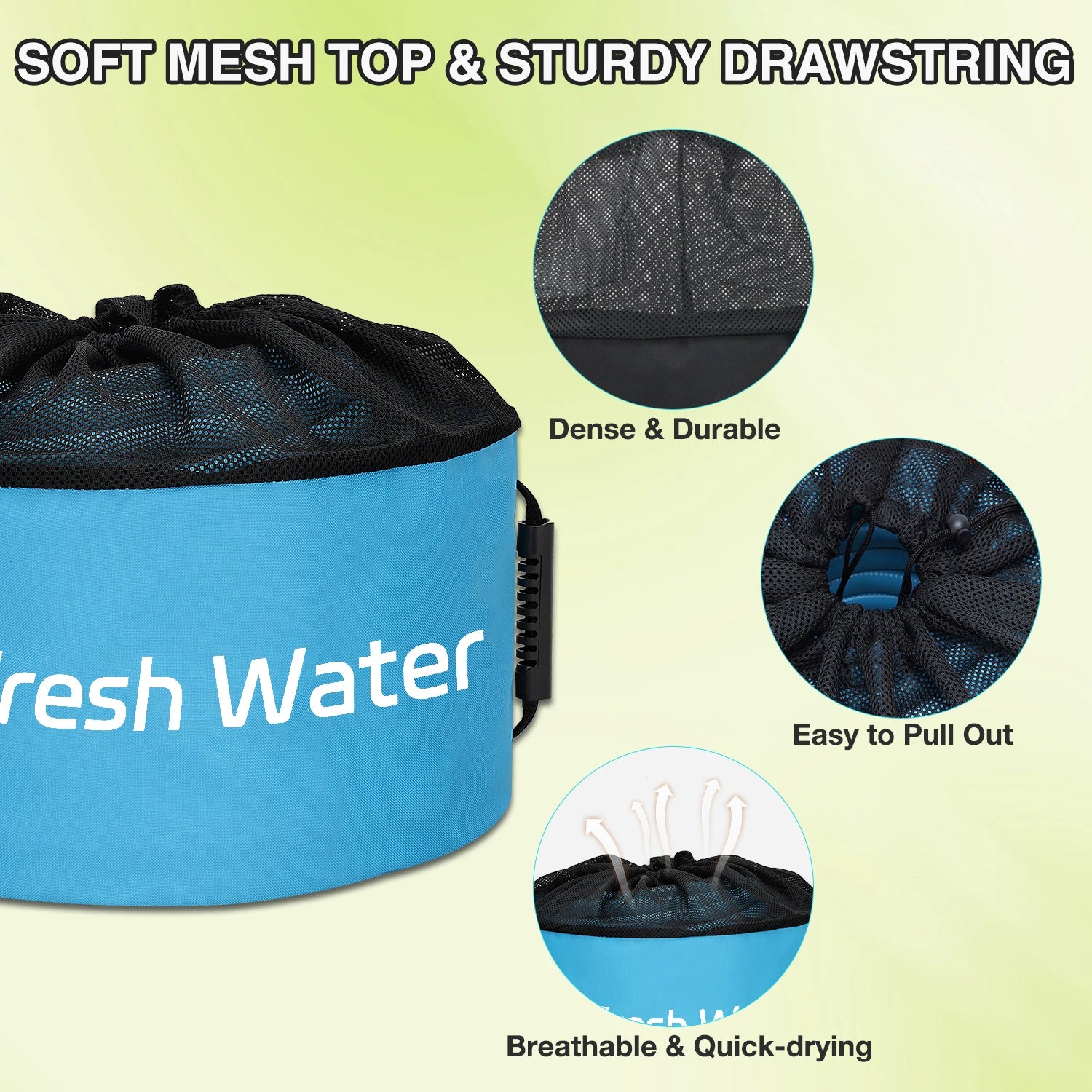 3 Pack RV Hose Storage Bags for Sewer, Fresh Water Hoses Electrical Cords