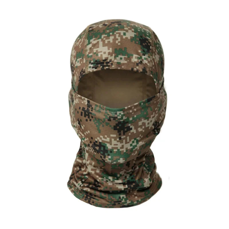 Tactical Camouflage Balaclava Full Face Mask Outdoor Neck Gaiter