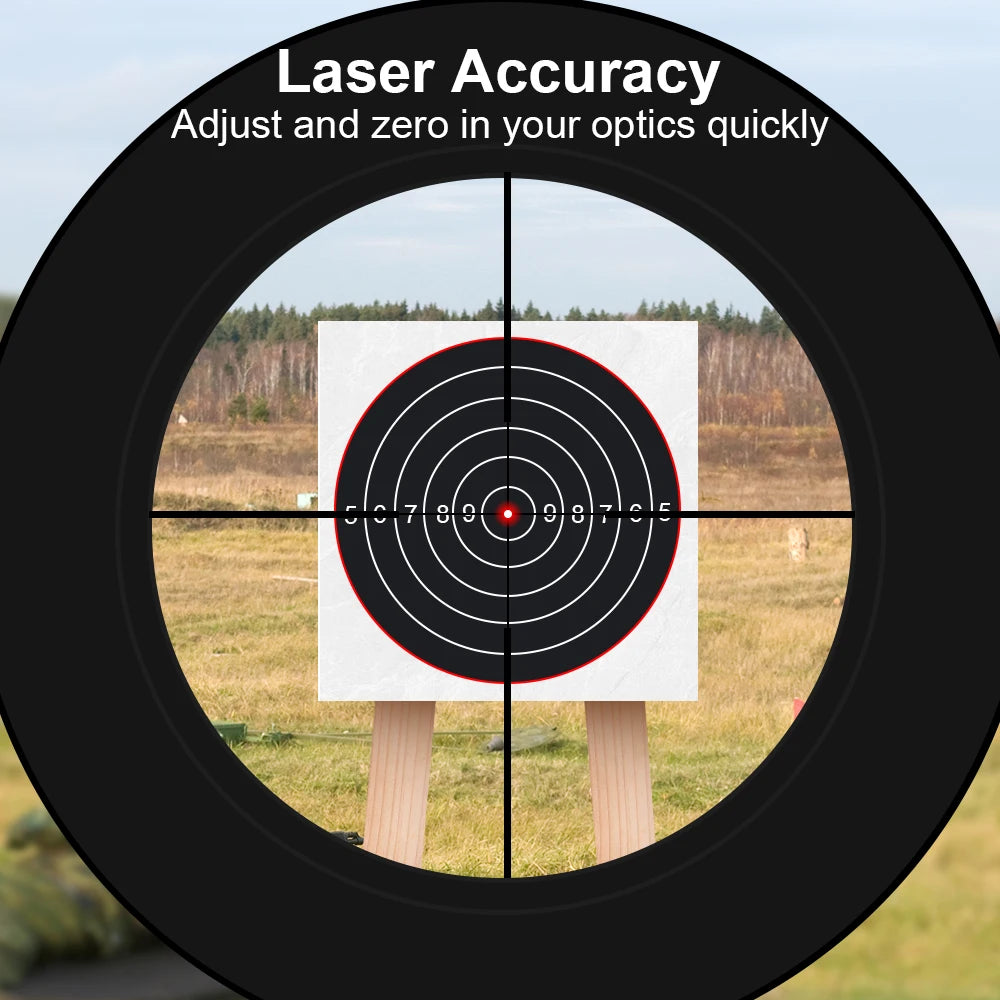 38Spl/357Mag Red Laser Calibration Tool - Hunting Accessories Training Shooting Calibrator.