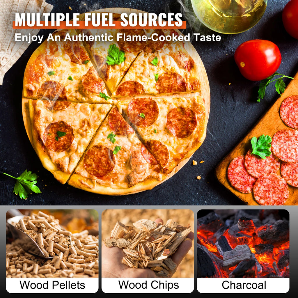 Outdoor Oven Charcoal Fired  Stainless Steel Grill Pizza oven
