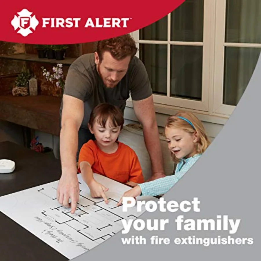 Fire Extinguisher for Home, RV and Commercial Use Heavy Duty Rechargeable