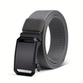 Men's Belt With Automatic Metal Buckle ,
