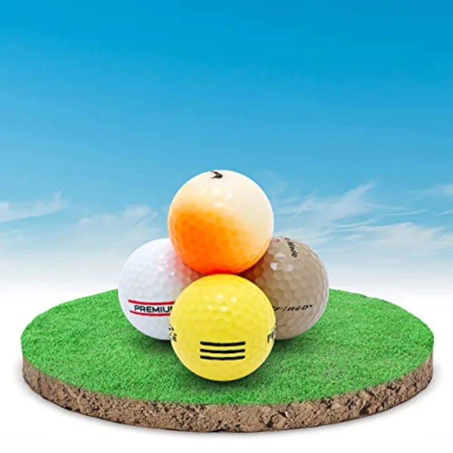 Recycled Hit-Away Used Golf Balls for Practice and Range Hitting