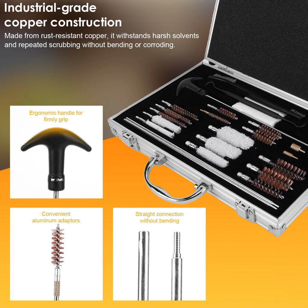 Gun Cleaning Kit for Rifle Pistol Handgun Shotgun Cleaning Kit Tool