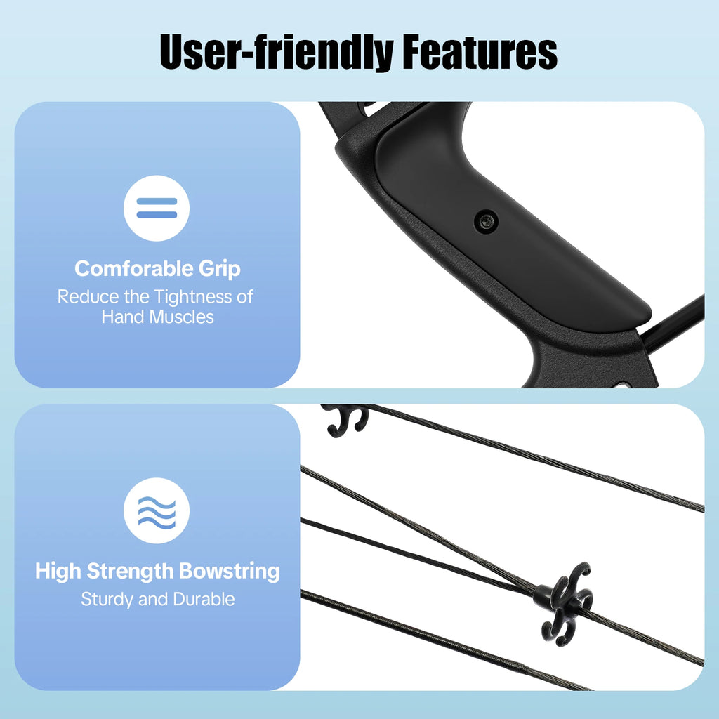 Compound Bow  Right Hand,  3 Pin Lighted Sight  ,