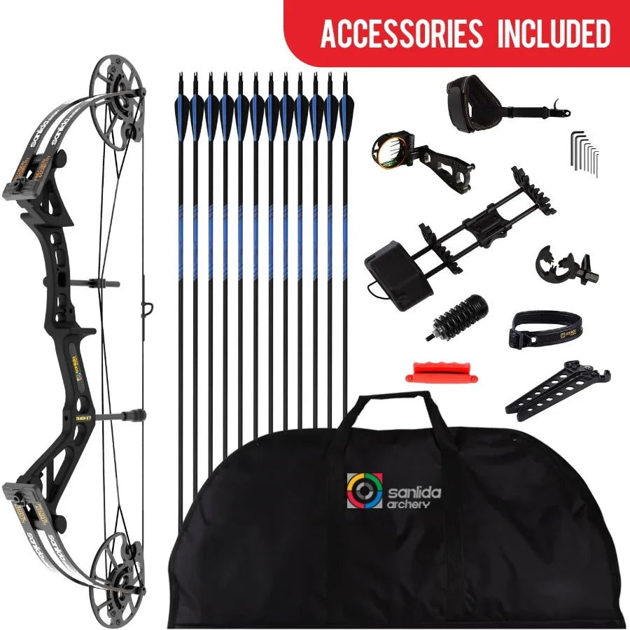 Ready to Hunt Compound Bow Package 0-70 Lbs Draw Weight
