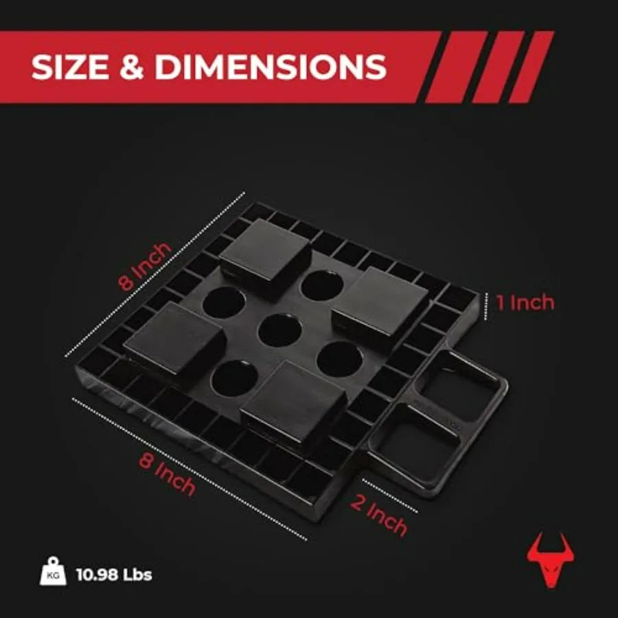 RV Leveling Blocks for Campers Trailers 15-Pack Heavy-Duty Stackable Design with Interlocking System in Black - Lifetime Warranty